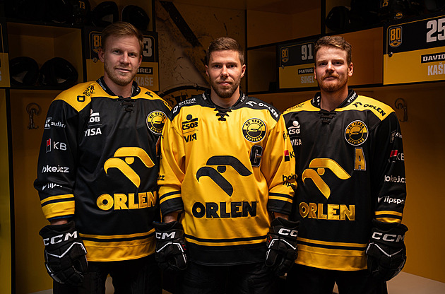 Litvínov ukázal nové dresy. Doma obleče žluté, orlice na hrudi ještě zůstala