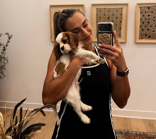 Sabalenková se fanouškům pochlubila čtyřnohým přírůstkem do rodiny