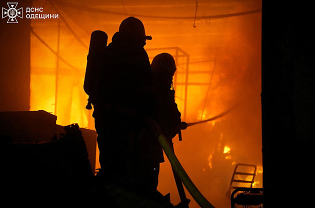 Poškozená školka, hotel i nákupní středisko. Oděsa hlásí po útoku 18 zraněných