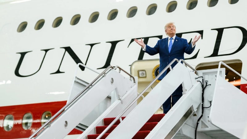 Nikdo ze CNN nebude na palubě Air Force One, zní z Bílého domu. Trump trvá na omezení médií